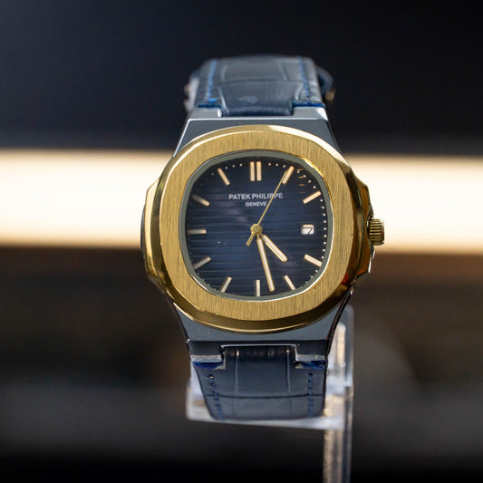 PATEK PHILIPPE (Geneve Leather Strap)