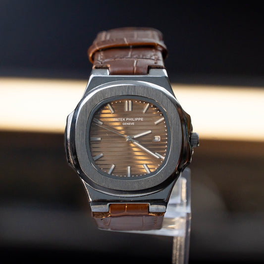 PATEK PHILIPPE (Geneve Leather Strap)